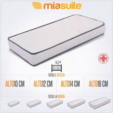 MATERASSO PER CULLA BABY LETTINO BAMBINO LETTO ORTOPEDICO ANALLERGICO ANTIACARO