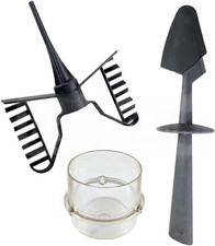 KIT BIMBY TM21 RICAMBI BICCHIERINO DOSATORE CON FARFALLA E SPATOLA COMPATIBILE