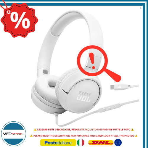 Cuffie con filo jbl tune - cuffie,