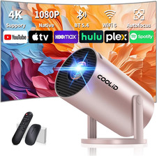 Mini Proiettore [App Integrata & 2026 Upgraded] Proiettore Portatile 4K 1080P Co