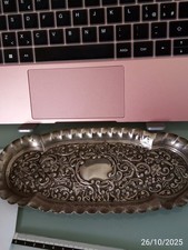 Argento inglese antico.Vassoietto in argento Inglese punzonato - Grazioso antico