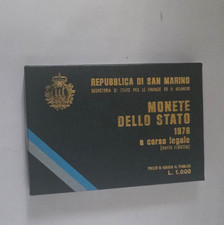MONETE REPUBBLICA DI SAN