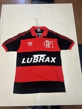 Maglia Calcio Flamengo Anni 80 Adidas Lubrax 10 Zico Match Worn Issued ? Vintage