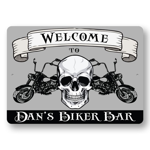 Biker bar only metal - bar,