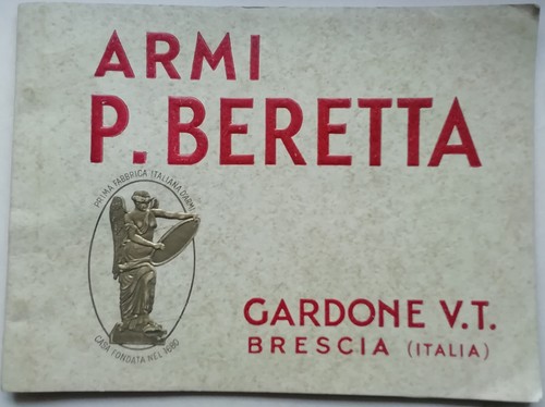 Opuscolo armi pietro beretta - opuscolo,
