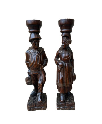 Coppia antiche colonne da - coppia,