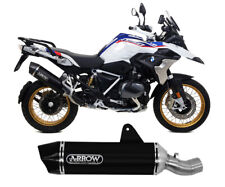 Terminale Scarico Arrow MRTech in Allu Dark per BMW R 1250 GS 2019 > 2023