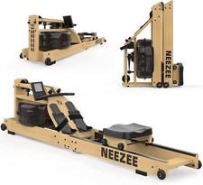 Vogatore Professionale NEEZEE ad Acqua - Pieghevole, Legno Massello, Display LCD
