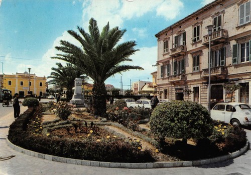 Cartolina lanciano piazzale - lanciano,