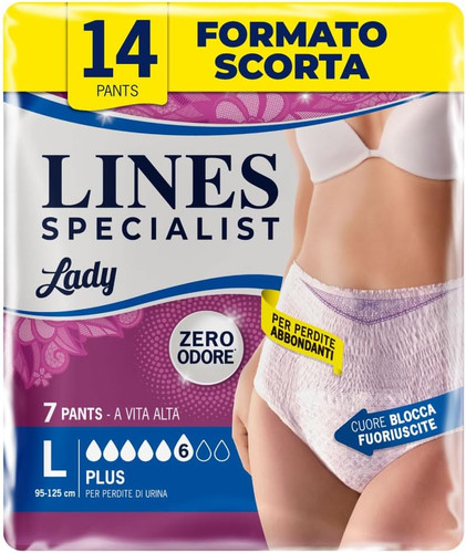 Pants plus mutande assorbenti - plus,,