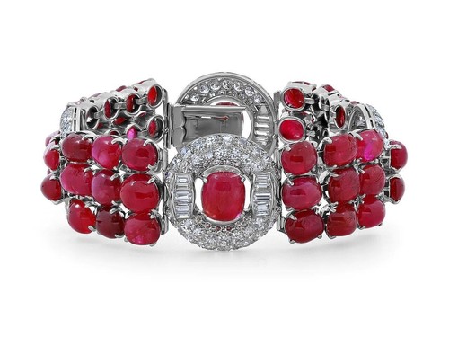 Bracciale con rubini birmani