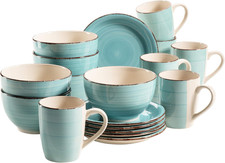 Bel Tempo II Servizio Da Colazione per 6 Persone, Stile Vintage, in Ceramica Dip