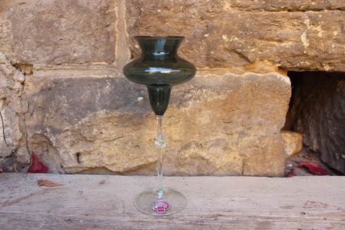 Calice vaso vetro fumè