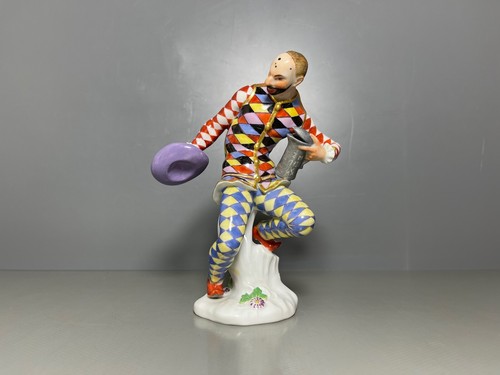 Statua meissen arlecchino - meissen,