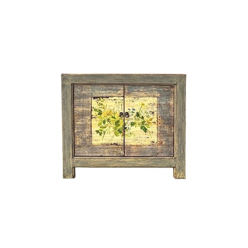 Distressed grey flower bird - flower,