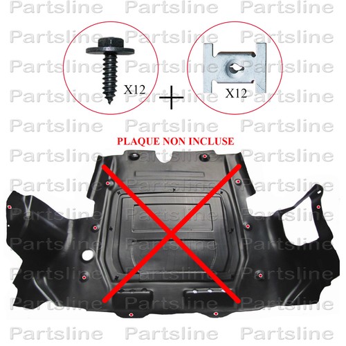 Kit clips fixation cache - de,