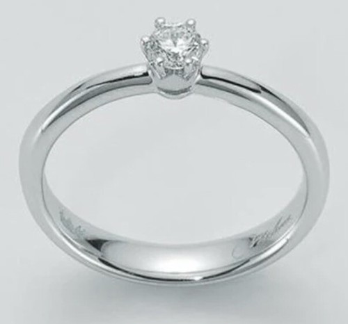 Anello solitario miluna - anello,