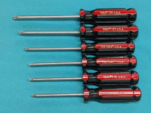Vintage torx usa 6pc - torx,
