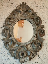 cornice antica in legno XVIII intagliata 700