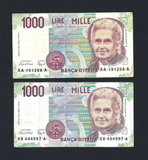 REPUBBLICA COPPIA 1000 LIRE