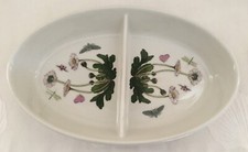 port meirion botanic garden  pirofila vintage ovale 2 scomparti campionario