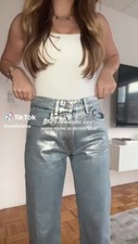 JEANS ZARA NUOVO DONNA VITA