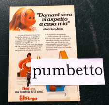 Advertising Italian Pubblicità Werbung : Bambola FURGA LISA JEAN ( 1976 )