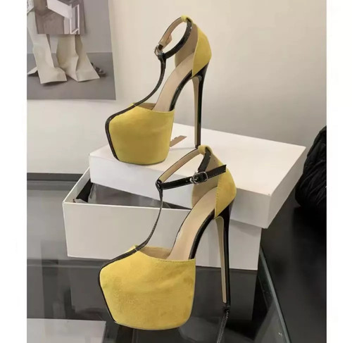 Decolte plateau giallo con - decolte,