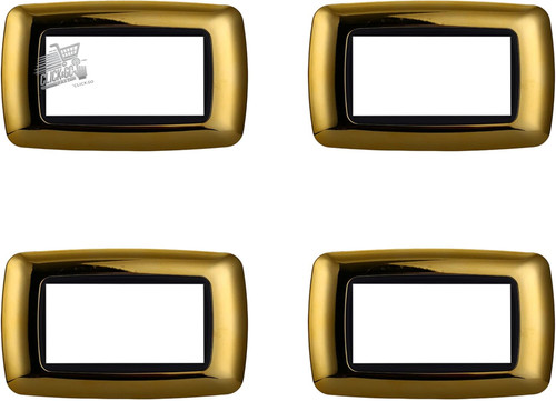 Placca posti oro lucido - 4,