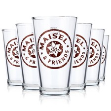 Bicchieri birra Maisel bianchi