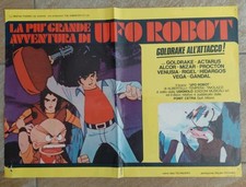 POSTER GOLDRAKE ALL'ATTACCO LA PIU GRANDE AVVENTURA DI UFO ROBOT CINEMA