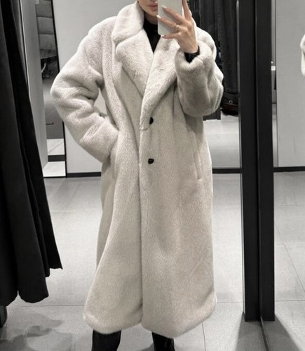 Cappotto lungo pelliccia