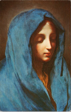 The Blue Madonna Postcard by