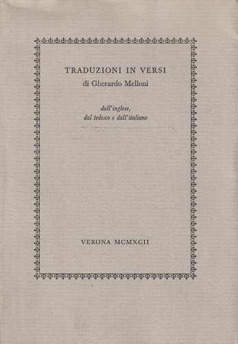 Traduzioni versi di - traduzioni, in
