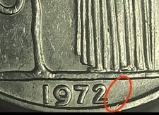 ERRORE 100 LIRE  1972  MINERVA