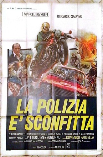 Manifesto poster polizia - 4f, la