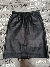 Gonna Nera In Vera Pelle