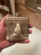 fiaschetta in pelle di cobra
