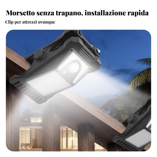 Lampada solare clip - solare,