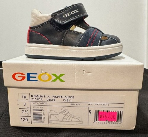 Geox biglia sandalo blu navy - biglia,