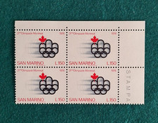 SAN MARINO 1976 21^ OLIMPIADI