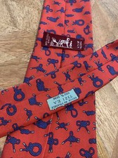 Cravatta seta Hermes vintage