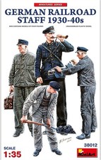 German Railroad Staff 1930-40s