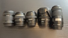 Cinque obiettivi Canon EF ed