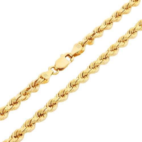 18k oro giallo 4mm - 4mm, taglio