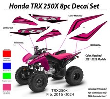 Adesivo grafico decalcomania Honda TRX250X 2016 2024 OEM kit plastica set 250 x ATV Quad