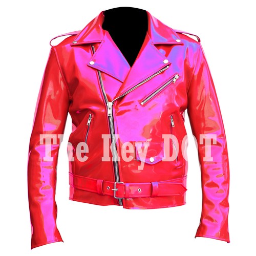 Giacca uomo rosso - giacca, vinile