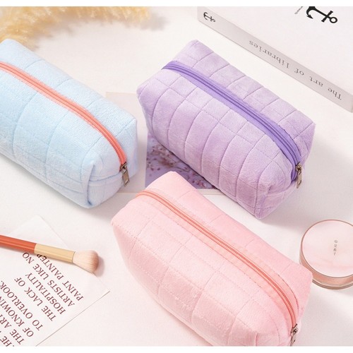 Borsa trucco velluto - velluto, peluche