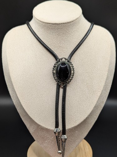Cravatta nera bolo gotica - cravatta,