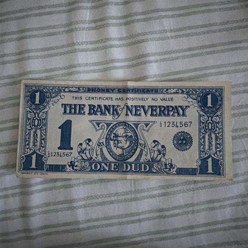The bank neverpay - x, of